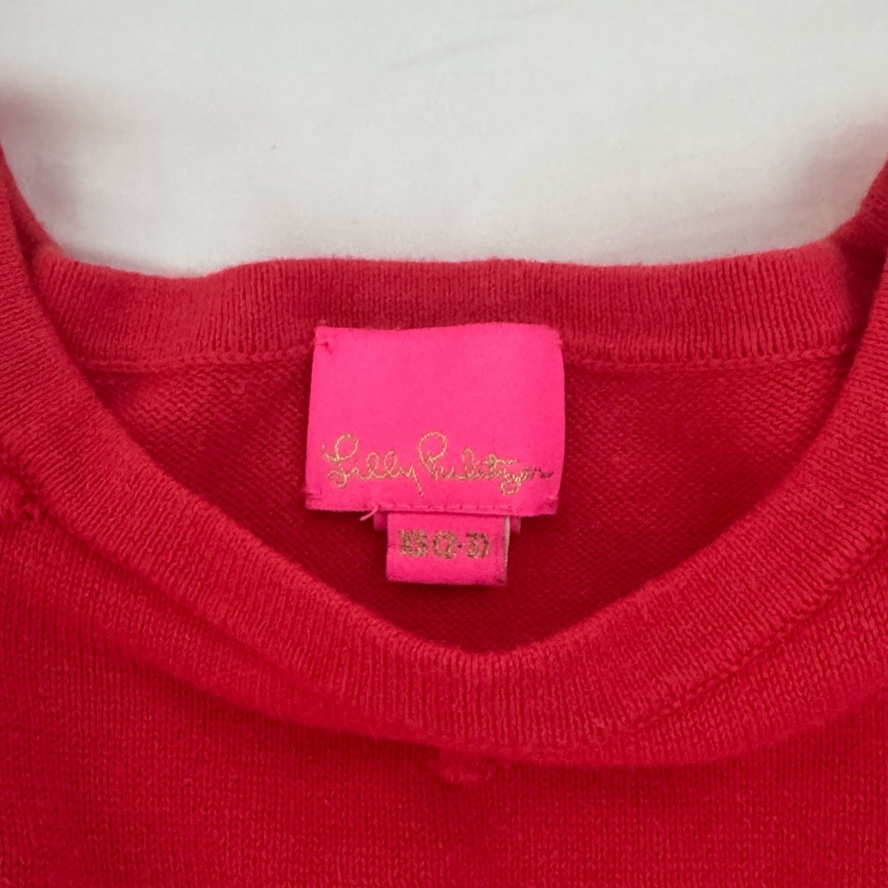 Lilly Pulitzer Red Ruffle Kids Dress - Picture 2 of 3